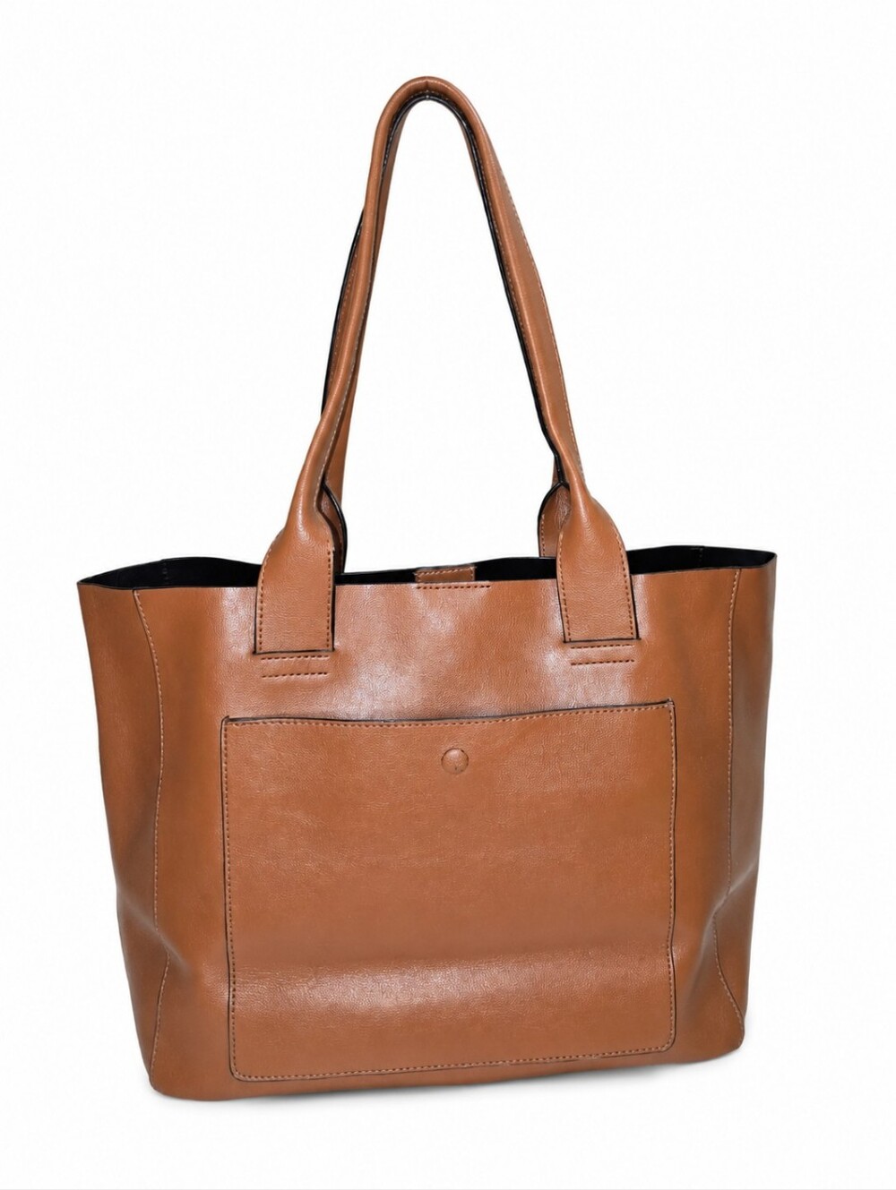 Banana Republic Brown Leather Tote Bag Large Shoulder Handbag